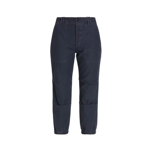 Citizens of Humanity Agni Utility Pants Trousers Womens 26 Black Cuffed Jeans - Picture 1 of 13